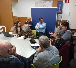 Imatge de la comissió de gestió del casal