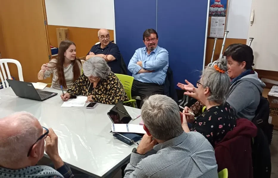 Imatge de la comissió de gestió del casal